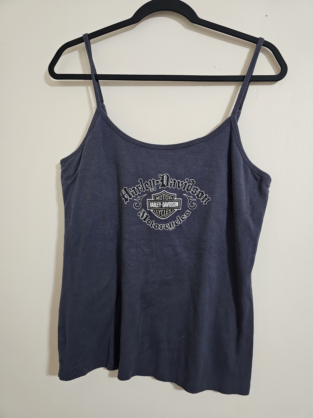 Harley-Davidson XL Women's Dark Blue Logo Camisole